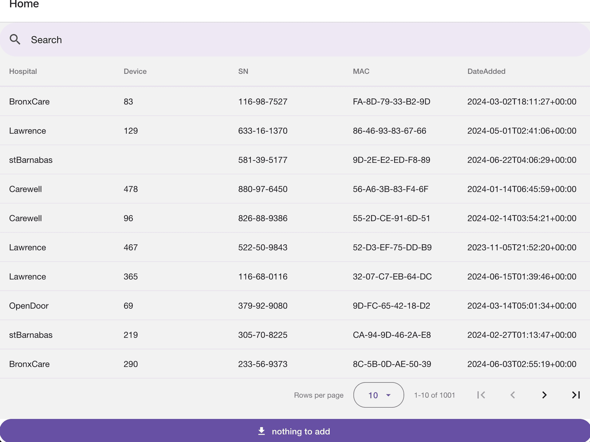 Device Inventory Project